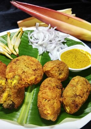 A picture of Banana Croquetts or Banana chop.
