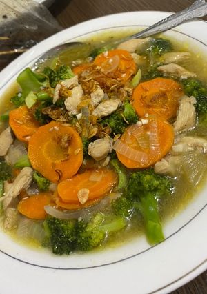 Foto resep Tumis wortel brokoli ayam