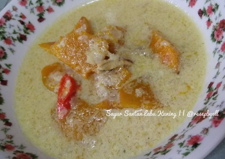 Bumbu meracik Sayur Santan Labu Kuning yang mudah