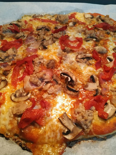 Una foto de Pizza casera
