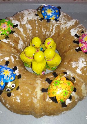 Gluténmentes, tojásmentes almás kuglóf recept fotója