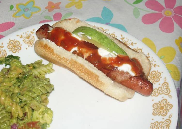 Recipe of Any-night-of-the-week Bacon Wrapped Mexican Hotdogs