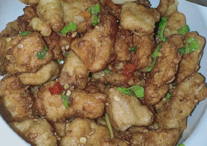 Resep Ayam cabai garam oleh Floriberta Ratih Dewanti - Cookpad