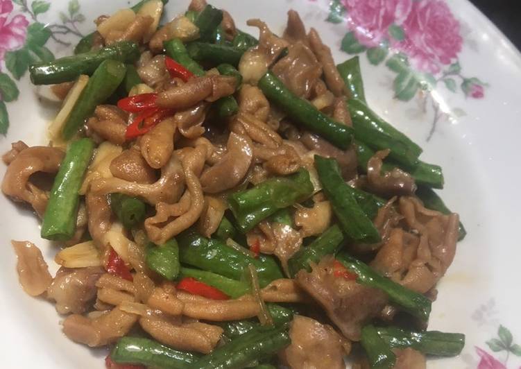 Resep Oseng Rempela Ati &amp; Kacang Panjang, Bisa Manjain Lidah