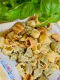 Paste tricolore cu zucchini !
