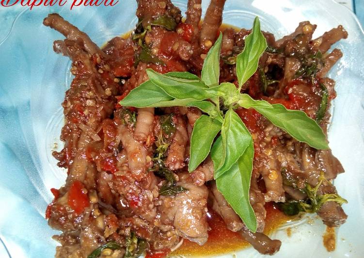 Resep Ceker setan kemangi, Bikin Ngiler