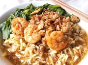 Gambar lomie kangkung jamur