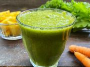 Gambar jus kale nanas