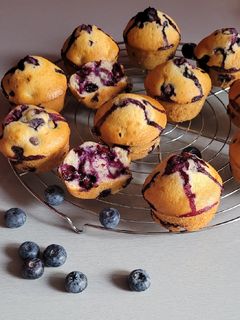 Une photo de Muffins aux myrtilles