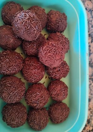 Una foto de Trufas de chocolate