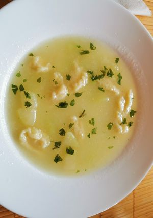 Karalábéleves recept fotója