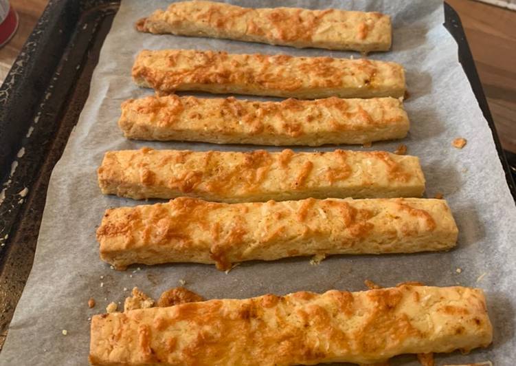 Recipe of Ultimate Cheese straws (gf option)