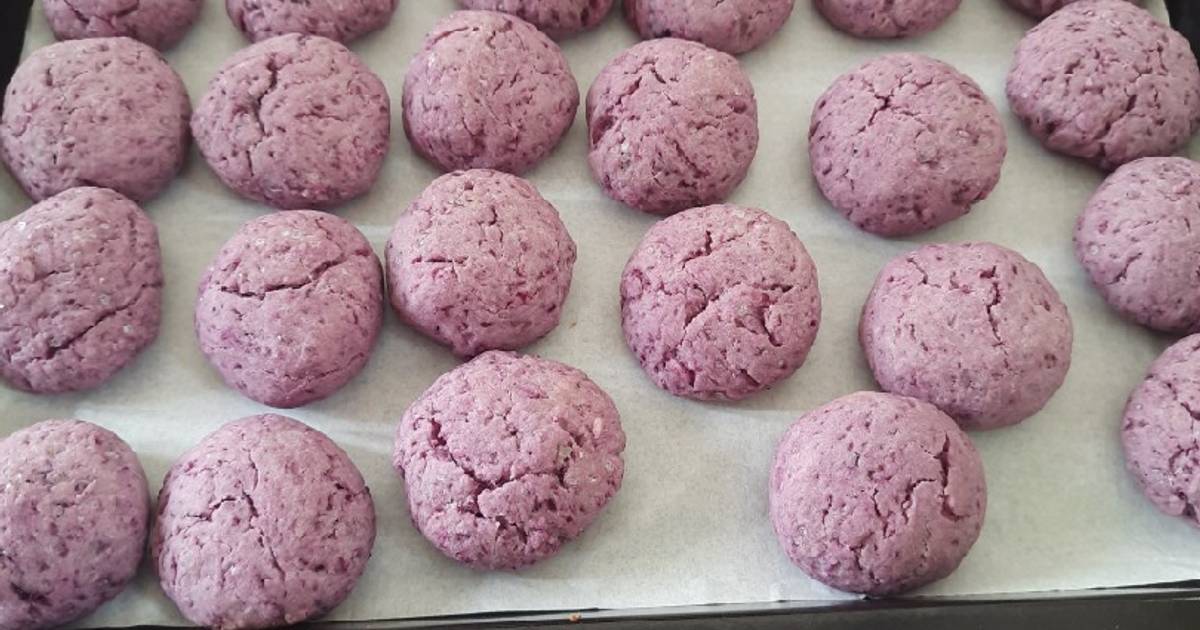 Resep Cookies Ubi Ungu Oleh Yemima Novilia Cookpad 3078