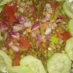 A picture of Sprout chaat.