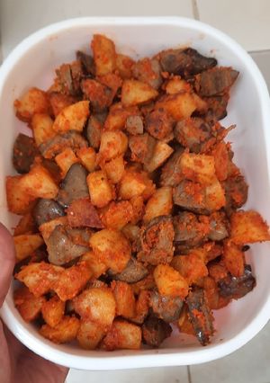 Foto resep Sambal Kentang Ati Ayam
