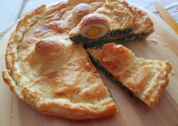 Torta salata con ricotta e spinaci 🥧
