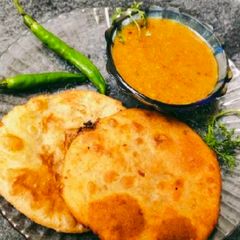 Stuff Aalu Puri and Ras vala Aalu A picture of Stuff Aalu Puri and Ras vala Aalu.
