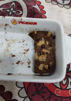 Una foto de Brownie de avena