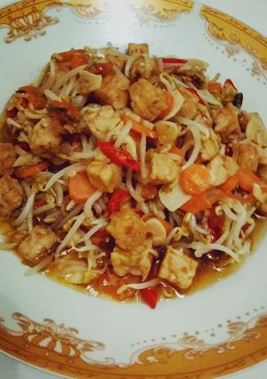 Foto resep Oseng tauge tempe simpel