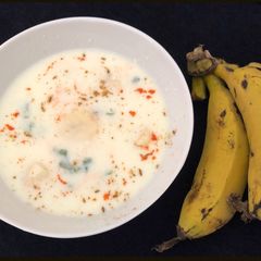 A picture of Banana Raita.