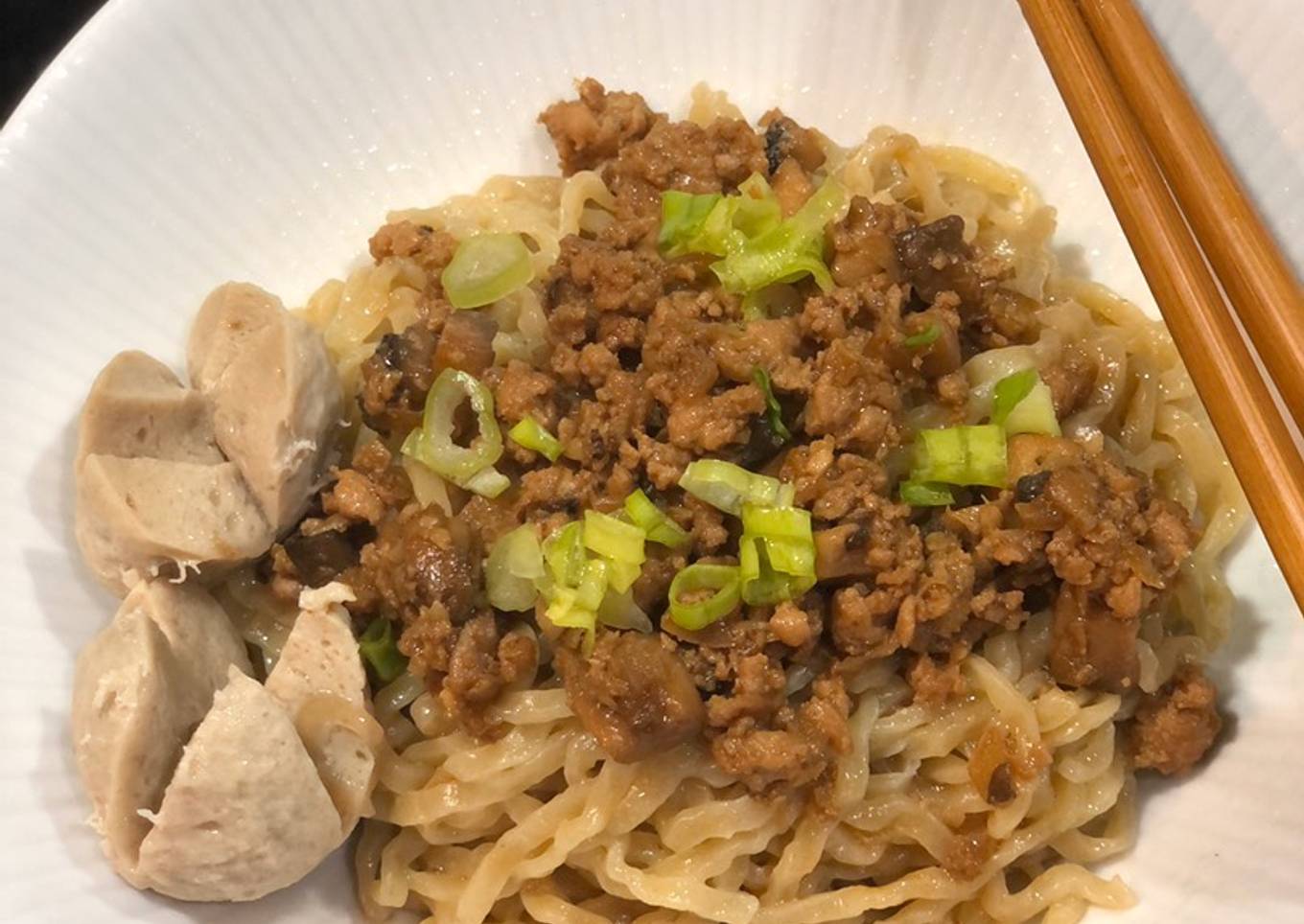 Bakmi daging cincang