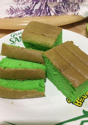 Foto resep Ogura Pandan Cake by Tintin Rayner