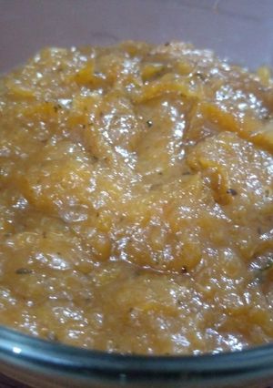 A picture of Khubani ki chutney.