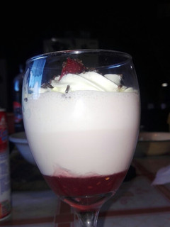 Una foto de Copas de frutilla