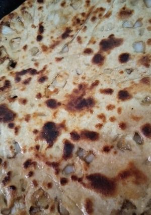 A picture of Onion Paratha.