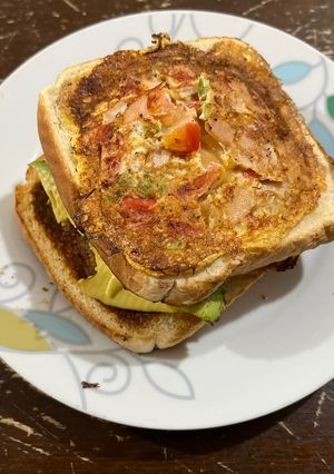 Una foto de Sándwich fácil y nutritivo