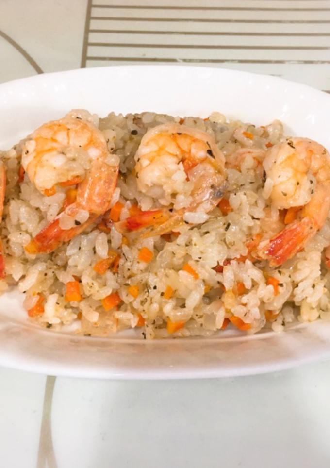 義式鮮蝦風味燉飯 的食譜成品照片