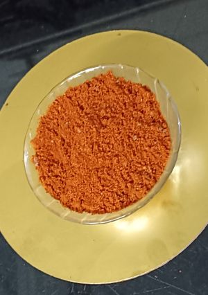 A picture of Amla powder coconut chutney.