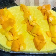 A picture of Mango Custard.