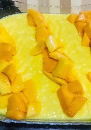 A picture of Mango Custard.