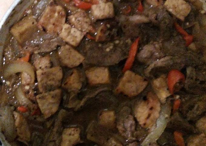 Semur daging pedas