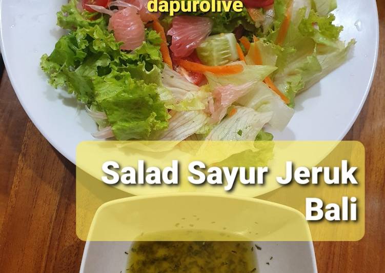 Resep Salad Sayur Jeruk Bali Lezat