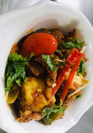 A picture of Kadai paneer.