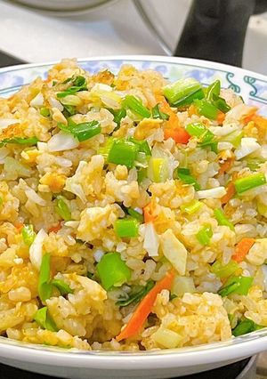 鹹蛋白炒飯 的食譜成品照片