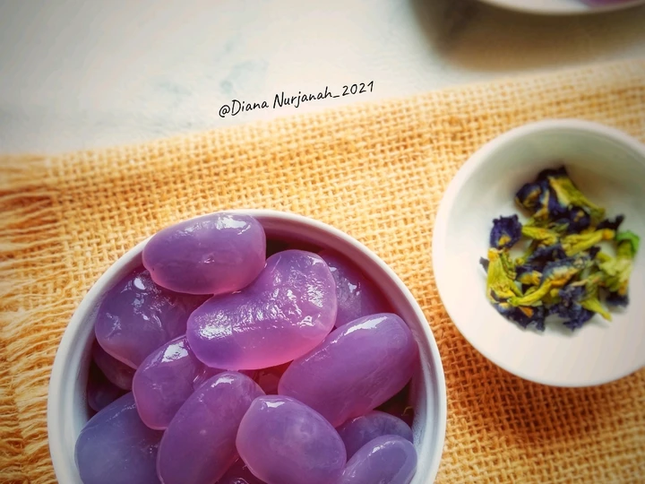 Cara Mudah Membuat Resep Kolang-kaling Bunga Telang yang Lezat Sekali Anti Ribet, Menggugah Selera