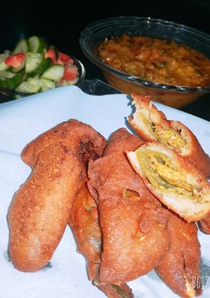 A picture of Masaledar mirch pakora.