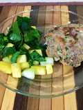 Hamburguesa con vegetales