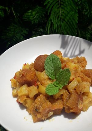 Foto resep Sambal kentang goreng krecek
