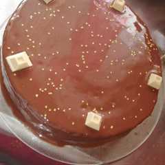 A picture of Lustre de chocolate tipo espejo.