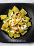 Calamarata di zucchine e stracciatella
