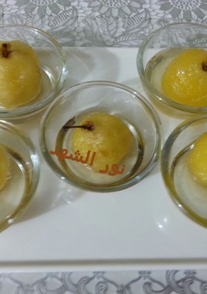 صورة لوصفة التفاح المعسل