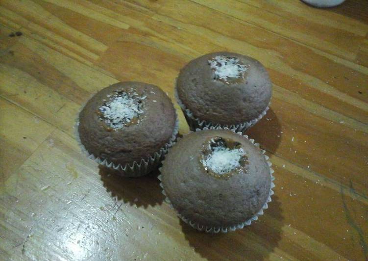 Brownie en forma de cupcake