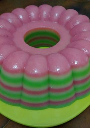 Foto resep Kue Lapis kenyal mudah simple ekonomis