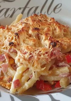 Une photo de Macaroni au gratin à la mexicaine