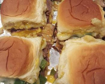 How To Prepare Recipe Philly Cheesesteak Sliders Practical Delicious