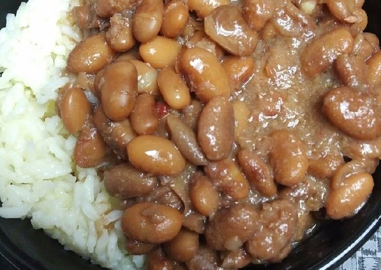 Pinto Beans and Saffron Rice